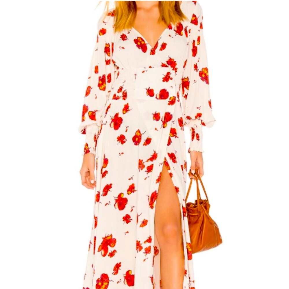 FREE PEOPLE Sz Small SO SWEETLY MIDI DRESS NWOT